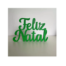 Enfeite “Feliz Natal” 3D – Decoração Natalina