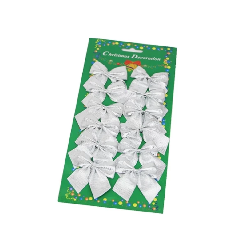 Kit 24 Laços De Natal Lacinho Enfeite Pendente Árvore Natal