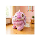 Stitch 35cm Rosa-Roxo com Flores + Bonequinho 20cm – Pelúcia Fofa e Exclusiva