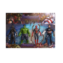 Kit Bonecos Super Heróis Avengers Marvel vingadores 4 Figuras de Ação 18 cm