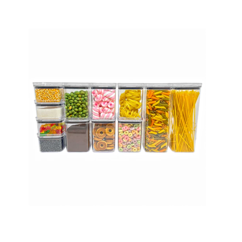 Kit 12 Potes Hermeticos Acrilico Potes Mantimentos