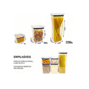 Kit 12 Potes Hermeticos Acrilico Potes Mantimentos