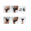 Maquina De Barbear Aparador e Depilador de Pelos Elétrico 3 Em 1