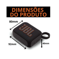 GO 4 PRO Caixa de Som Portátil USB, Pen drive, Bluetooth Resistente Água/Poeira