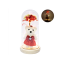 Luminária Cúpula Encantada Com Ursinho Led