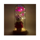 Luminária Cúpula Encantada Com Ursinho Led