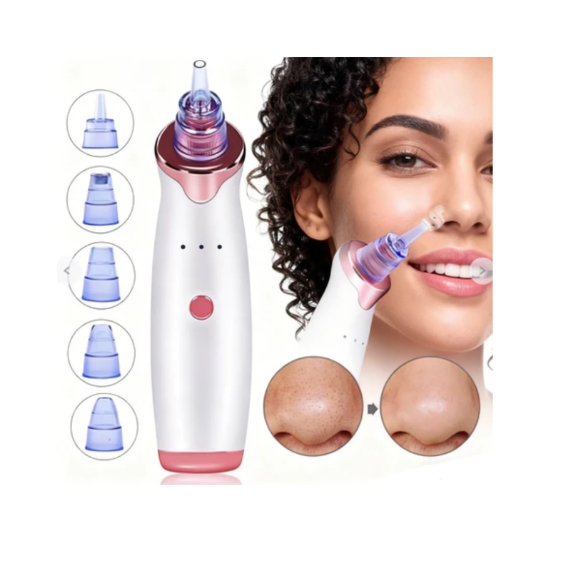 Removedor Cravos e Espinhas Sucção a Vácuo Aparelho Recarregável