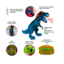 Dinossauro Dino e Anda Com Controle Remoto Luz E Som Presente