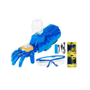 Luva Herói Lançador De Bolinhas De Gel Azul Automático Com Óculos e Bateria Recarregável