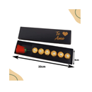 Rosa E Bombons na caixa de Presente