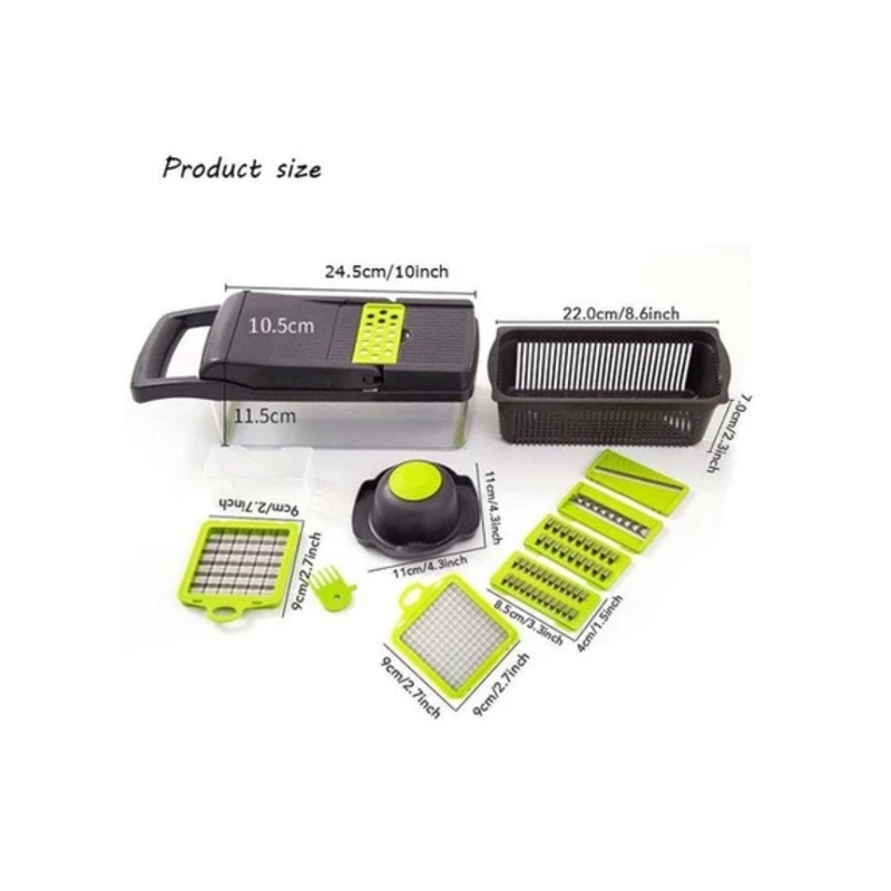 Cortador Ralador Legumes Fatiador Verduras Frutas Multifuncional