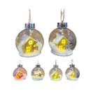 Globo De Neve Acrílico de enfeite de Natal  8CM