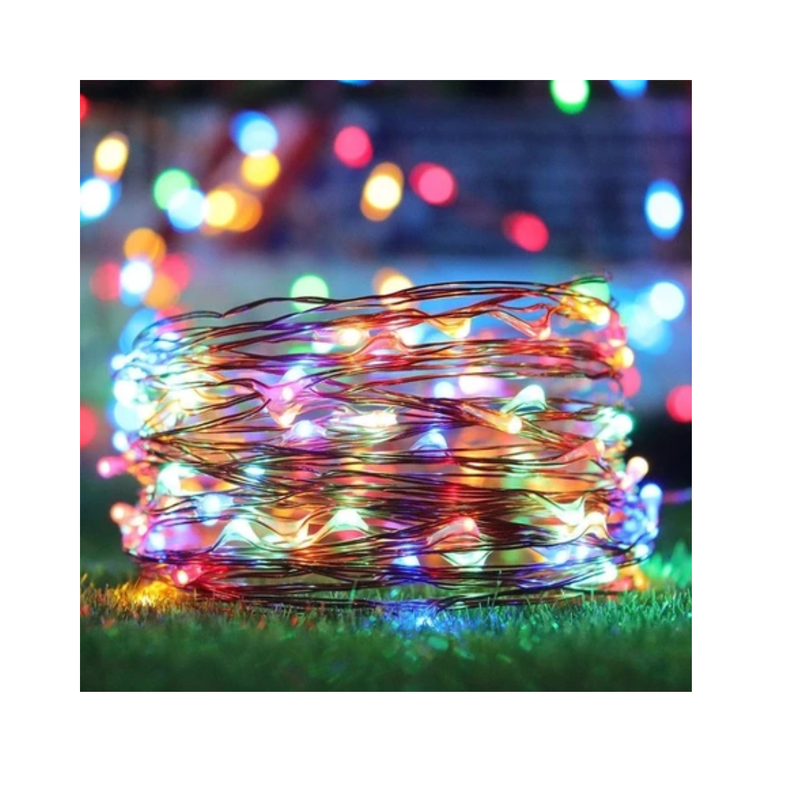20Metros LED luzes de corda solares para festas e encontros