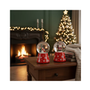 Globo de Neve Natalino 17,5cm com LED e Música