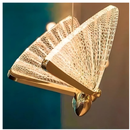 Luminária Led Borboleta 3000k Cor Dourado 127/220v