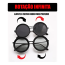 Óculos De Sol Ajustável com lentes polarizadas redondas