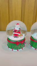 Globo De Neve Natalino com Led e Papai Noel Decorativo