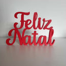 Enfeite “Feliz Natal” 3D – Decoração Natalina